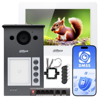 Zestaw wideodomofonowy Dahua VTH5422HW-W, Wi-Fi, 2-Wire, 2Mpx