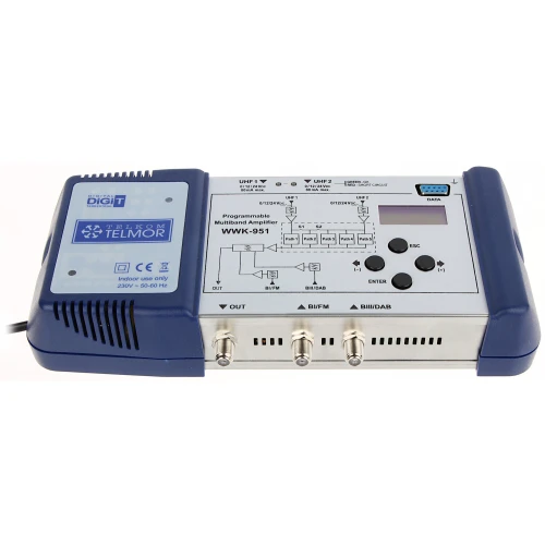 Programmerbar multibåndforsterker WWK-951 TELMOR