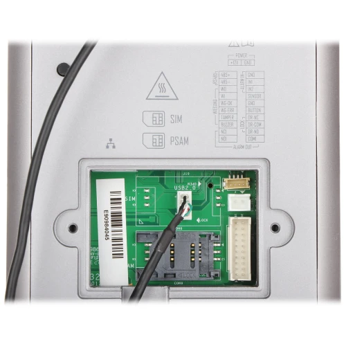 Adgangskontroller med temperaturmåling DS-K1TA70MI-T - 1080p Hikvision